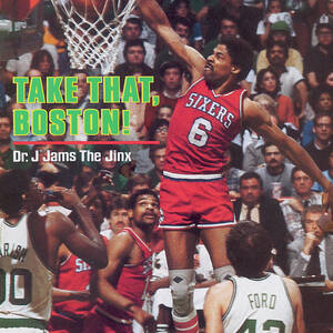Philadelphia 76ers Julius Erving, 1982 Nba Eastern Sports Illustrated Cover by Sports Illustrated