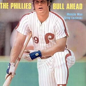 Philadelphia Phillies Greg Luzinski... Sports Illustrated Cover by Sports Illustrated
