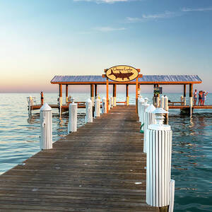 Pier At Cheeca Lodge, Islamorada by Laura Zeid