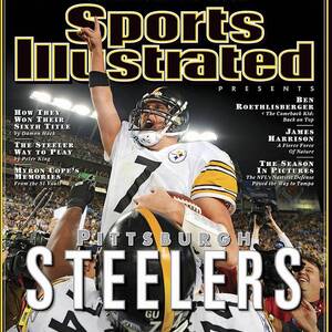 Pittsburgh Steelers Qb Ben Roethlisberger, Super Bowl Xliii Sports Illustrated Cover by Sports Illustrated
