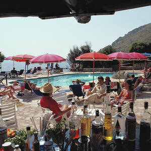 Poolside Bar by Slim Aarons