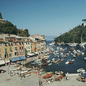 Portofino Harbour by Slim Aarons