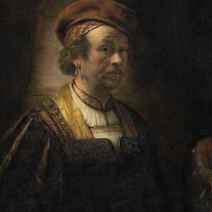 Portrait Of Rembrandt by Rembrandt Harmensz Van Rijn
