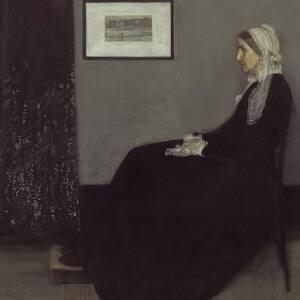 Portrait Of The Artists Mother by James Mcneill Whistler