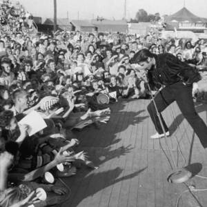 Presley Performs by Hulton Archive Presley Performs by Hulton Archive