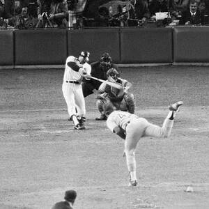 Reggie Jackson Hits Homer by Bettmann Reggie Jackson Hits Homer by Bettmann