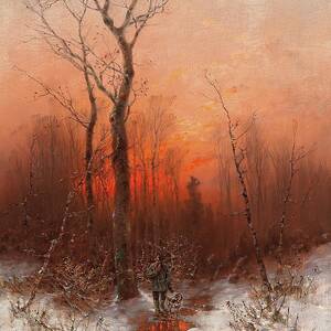 Returning Home At Sunset by Desire Thomassin
