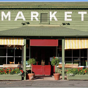 Rural Store Market Building In Country by Yinyang
