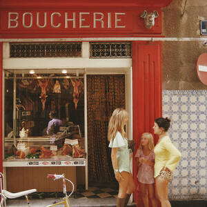 Saint-tropez Boucherie by Slim Aarons