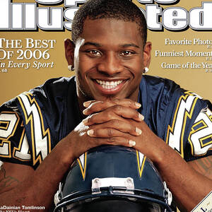 San Diego Chargers Ladainian Tomlinson Sports Illustrated Cover by Sports Illustrated