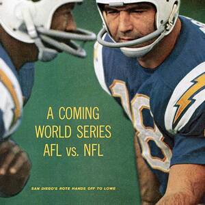 San Diego Chargers Qb Tobin Rote And Paul Lowe Sports Illustrated Cover by Sports Illustrated
