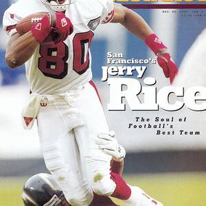 San Francisco 49ers Jerry Rice... Sports Illustrated Cover by Sports Illustrated