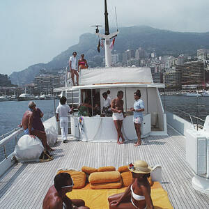 Scottis Yacht by Slim Aarons