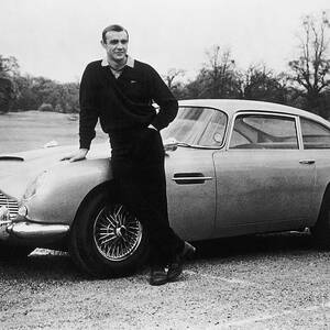 Sean Connery With 007s Aston Martin by Bettmann Sean Connery With 007s Aston Martin by Bettmann