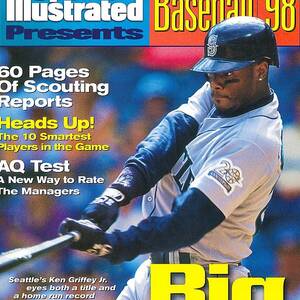 Seattle Mariners Ken Griffey Jr, 1998 Mlb Baseball Preview Sports Illustrated Cover by Sports Illustrated