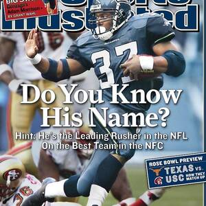 Seattle Seahawks Shaun Alexander... Sports Illustrated Cover by Sports Illustrated