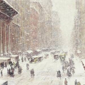 Snow Storm On The Avenue by Guy Carleton Wiggins