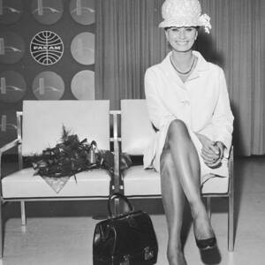 Sophia Loren At International Airport by New York Daily News Archive