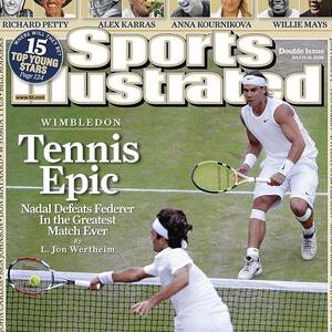 Spain Rafael Nadal And Switzerland Roger Federer, 2008 Sports Illustrated Cover by Sports Illustrated Spain Rafael Nadal And Switzerland Roger Federer, 2008 Sports Illustrated Cover by Sports Illustrated