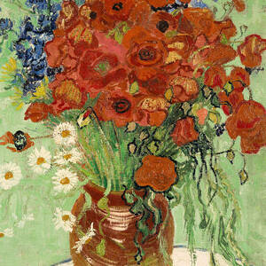 Still Life, Vase With Daisies by Heritage Images Still Life, Vase With Daisies by Heritage Images