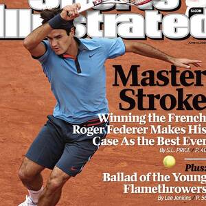 Switzerland Roger Federer, 2009 French Open Sports Illustrated Cover by Sports Illustrated