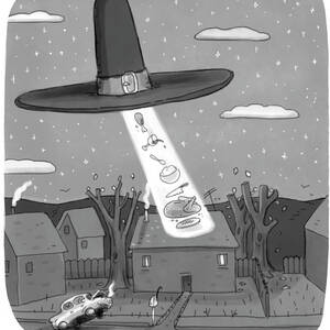 Thanksgiving Aliens by Andy Dubbin