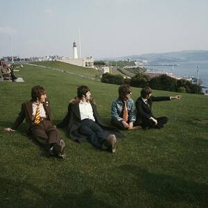 The Beatles On Plymouth Hoe by David Redfern The Beatles On Plymouth Hoe by David Redfern