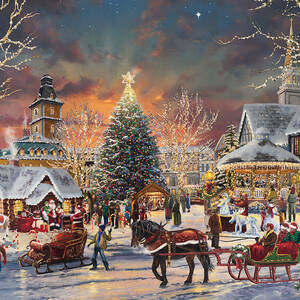 Holiday Gathering by Thomas Kinkade Studios