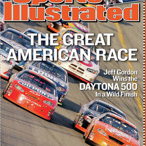 The Great American Race Jeff Gordon Wins The Daytona 500 In Sports Illustrated Cover by Sports Illustrated