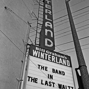 The Marquee For The Last Waltz by Michael Ochs Archives