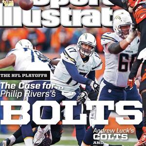 The Nfl Playoffs The Case For . . . Philip Rivers Bolts Sports Illustrated Cover by Sports Illustrated