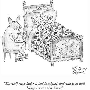 The Wolf Went to a Diner by Victoria Roberts The Wolf Went to a Diner by Victoria Roberts