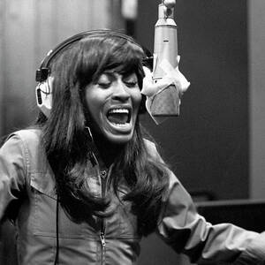 Tina Turner Recording Session by Michael Ochs Archives Tina Turner Recording Session by Michael Ochs Archives