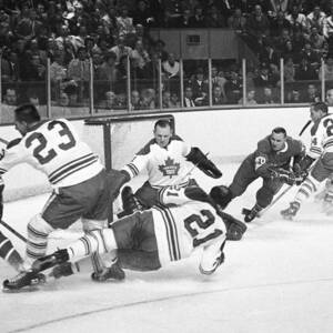 Toronto Maple Leafs V Montreal Canadiens by Denis Brodeur