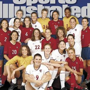 Us Womens National Soccer Team, 1999 Sportswomen Of The Year Sports Illustrated Cover by Sports Illustrated