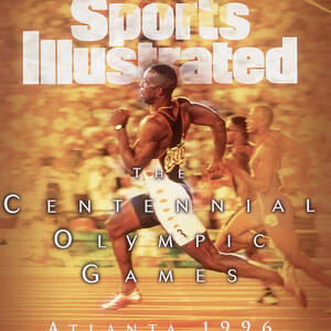 Usa Michael Johnson, 1996 Summer Olympics Sports Illustrated Cover by Sports Illustrated Usa Michael Johnson, 1996 Summer Olympics Sports Illustrated Cover by Sports Illustrated