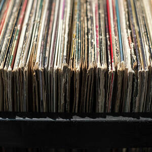 Vinyl Records, East Village, Nyc by Colin Dutton