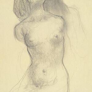 Woman And Head Of Christ by Kahlil Gibran