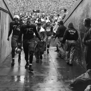 Yale Football Team Leaves Field by Getty Images Yale Football Team Leaves Field by Getty Images