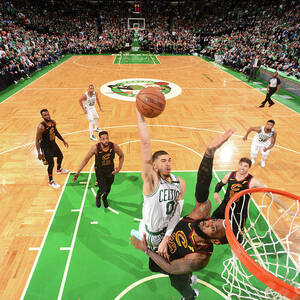 Jayson Tatum and Lebron James #1 by Brian Babineau