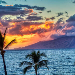 Maui Sunset #1 by Bruce Block