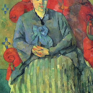 Madame Cezanne by Paul Cezanne