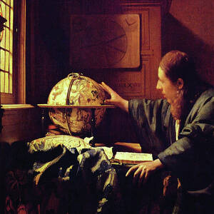 The Astronomer by Johannes Vermeer