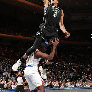 Giannis Antetokounmpo #2 by Ned Dishman