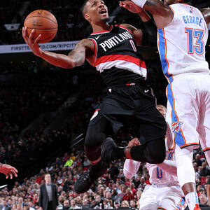 Damian Lillard #25 by Sam Forencich