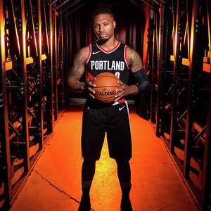Damian Lillard #28 by Sam Forencich