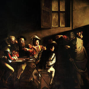 The Calling of Saint Matthew by Caravaggio