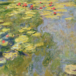 The Waterlily Pond by Claude Monet