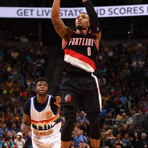 Damian Lillard #8 by Garrett Ellwood