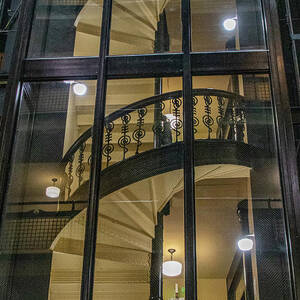 Endicott Building Winding Staircase_8527 by Linda Triplett